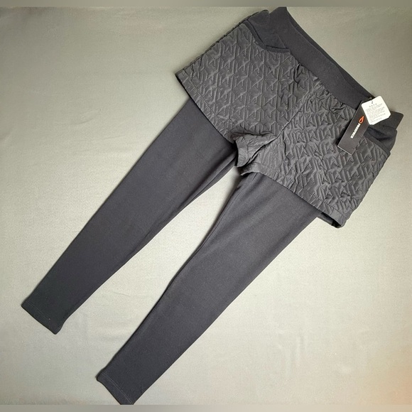 NWT Fleece lined leggings with attached shorts by ProSpecs  Size L - Picture 2 of 10